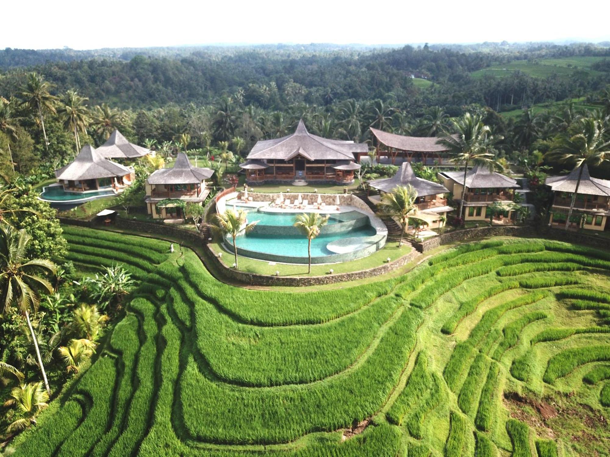 Puri Dajuma Terrace Eco Lodge & Spa Selemadeg  Ngoại thất bức ảnh